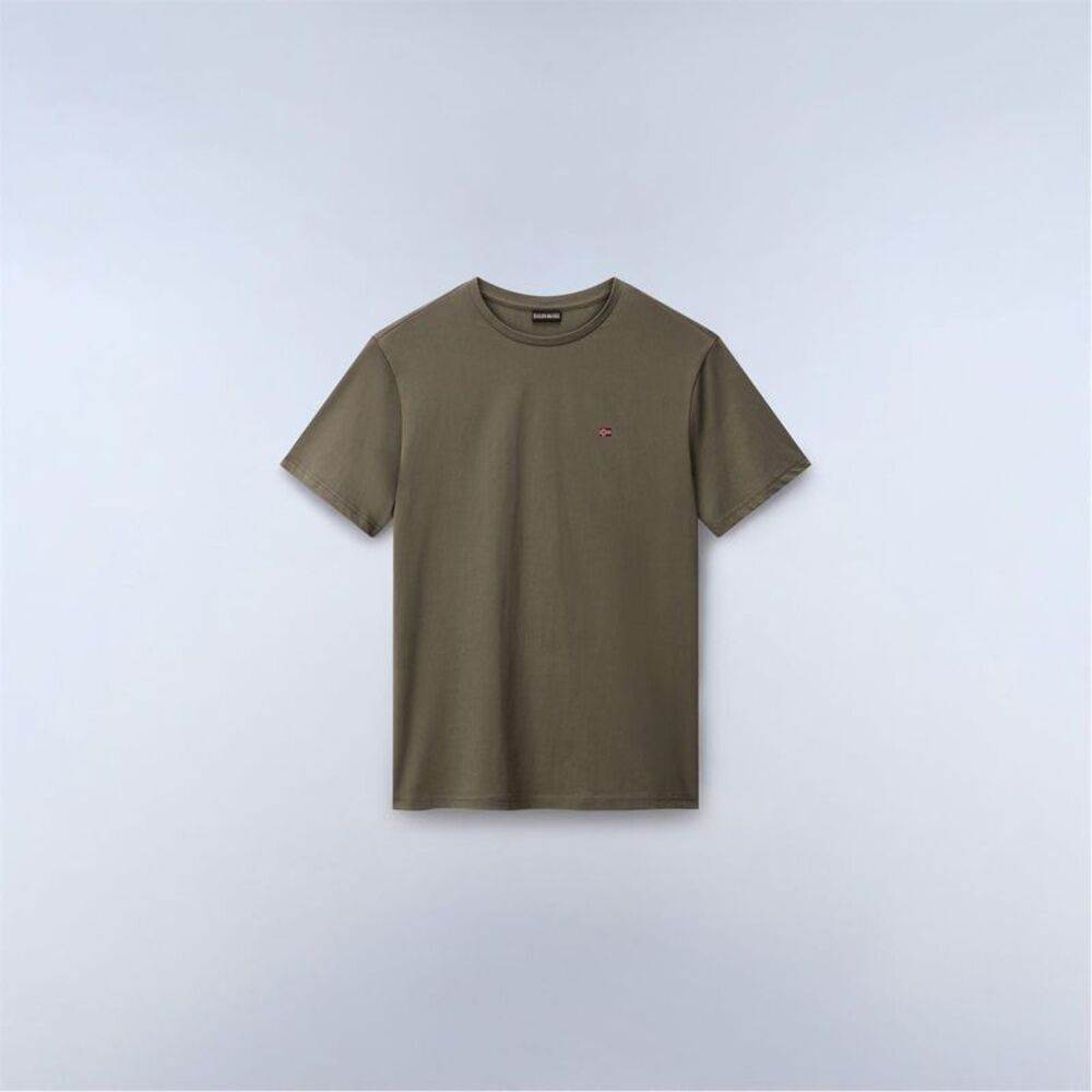 Napapijri Mens Salis Logo Short-Sleeved T-Shirt / Tea